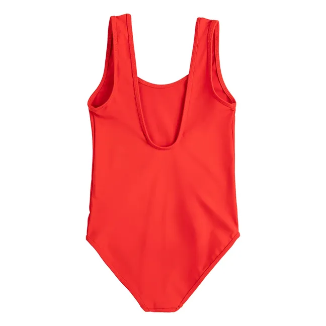 Costume da bagno in fibra riciclata Marguerite | Rosso