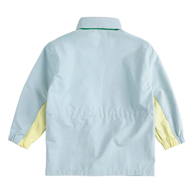 Recycled Fiber Waterproof Jacket | Light Blue