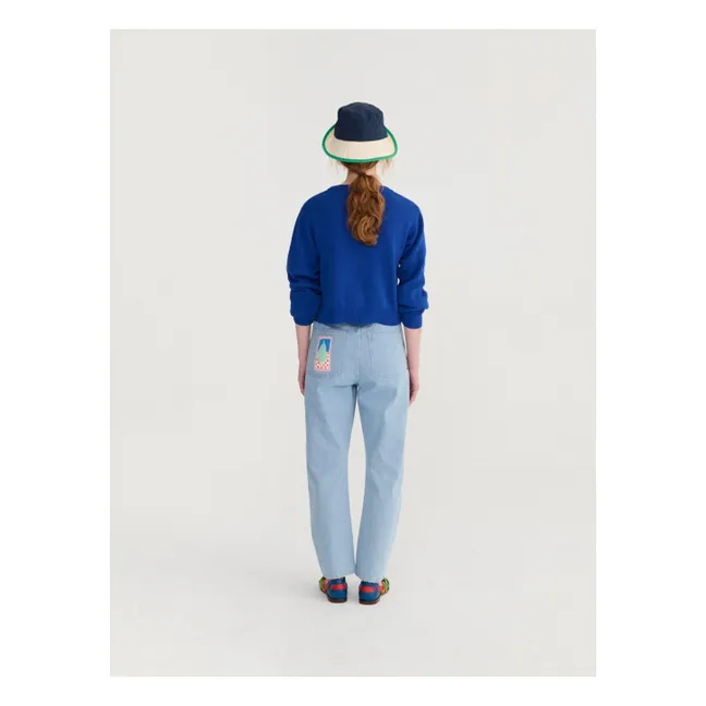 Pantalon Poire Coton Bio | Bleu Clair