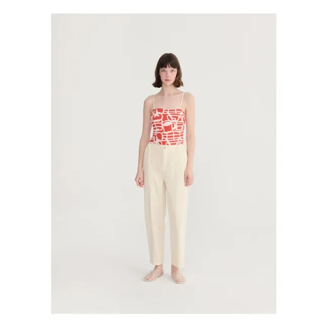 Cocoon Organic Cotton Pants | Cream