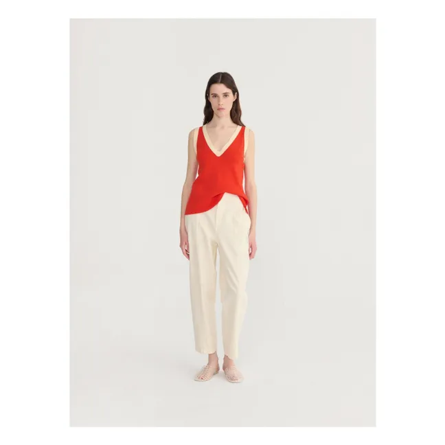 Pantalon Cocoon Coton Bio | Crème