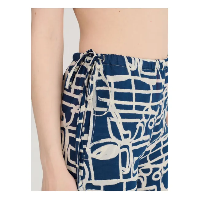 Pantalon Cookery Festival Coton Bio | Bleu marine