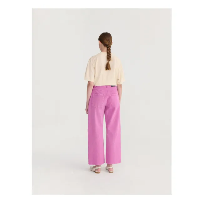 Pantalon Boot Cut Coton Bio | Violet