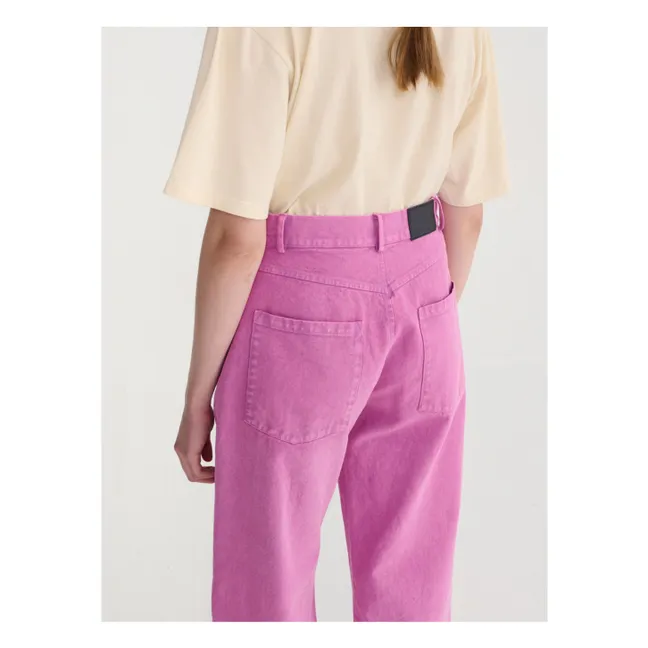 Pantalon Boot Cut Coton Bio | Violet
