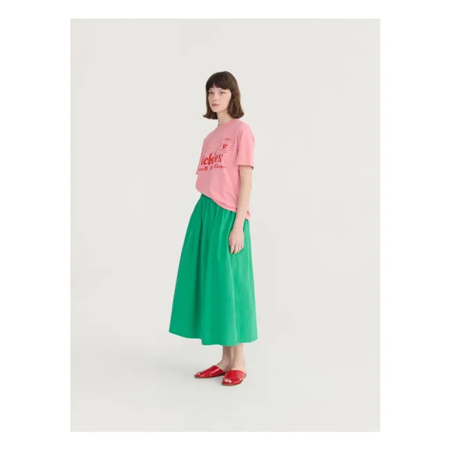 T-shirt The Dog Pickles Coton Bio | Rose