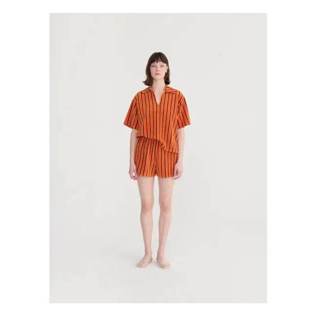 Chemise Terry Coton | Camel