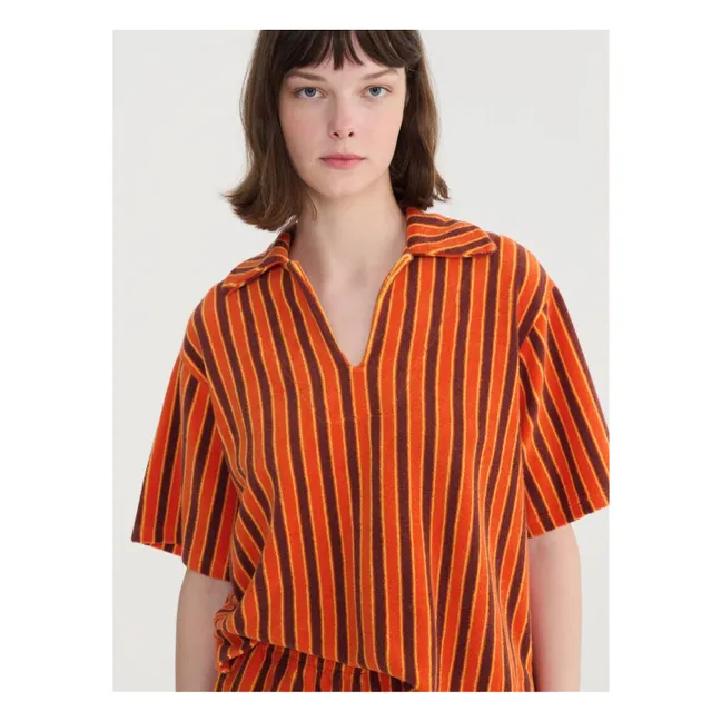 Chemise Terry Coton | Camel