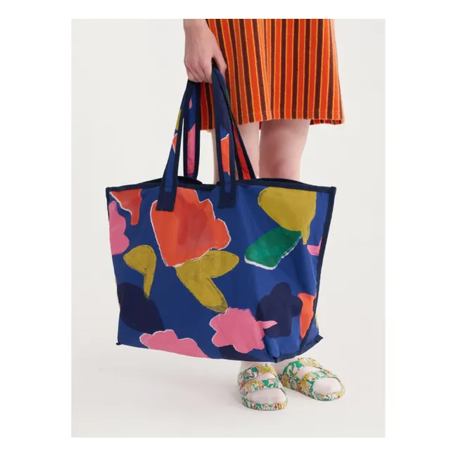 Sac Blooming Color Coton Bio | Bleu