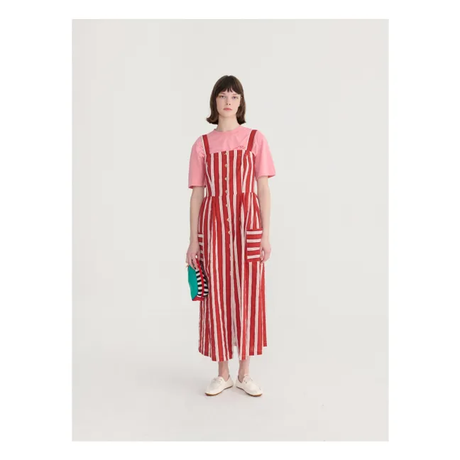 Pochette Color Block Coton | Vert