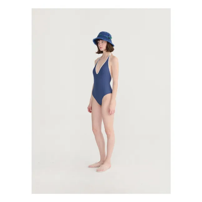 Gorro ajustable Algodón reciclado | Azul Marino