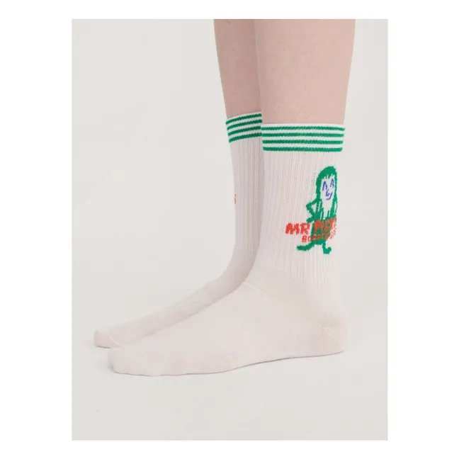 Chaussettes Pickels Coton Bio | Ecru