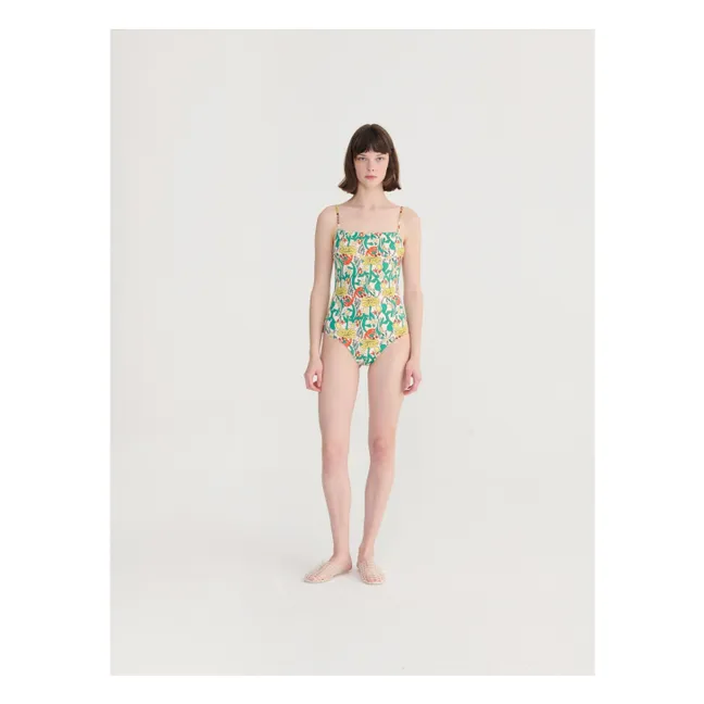 Color Herbalist One-Piece Swimsuit | Green