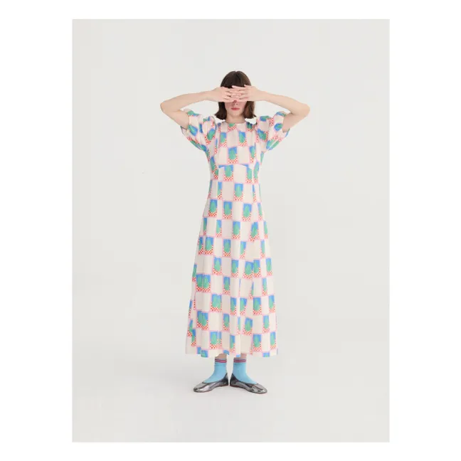 Robe Poire Coton | Bleu