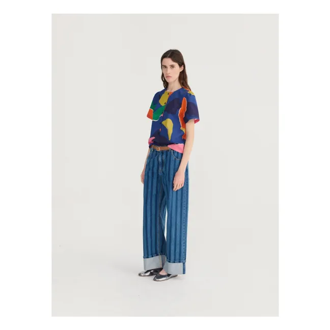 Blouse Blooming Color Coton Bio | Rose