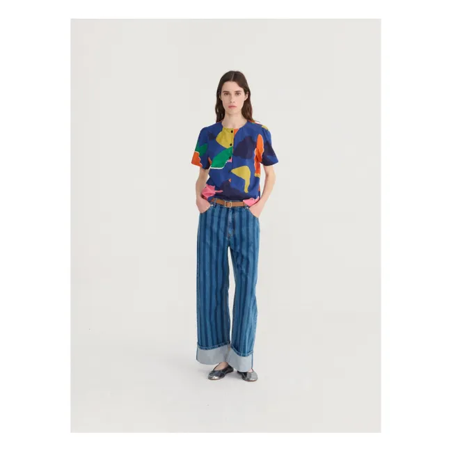 Blouse Blooming Color Coton Bio | Rose