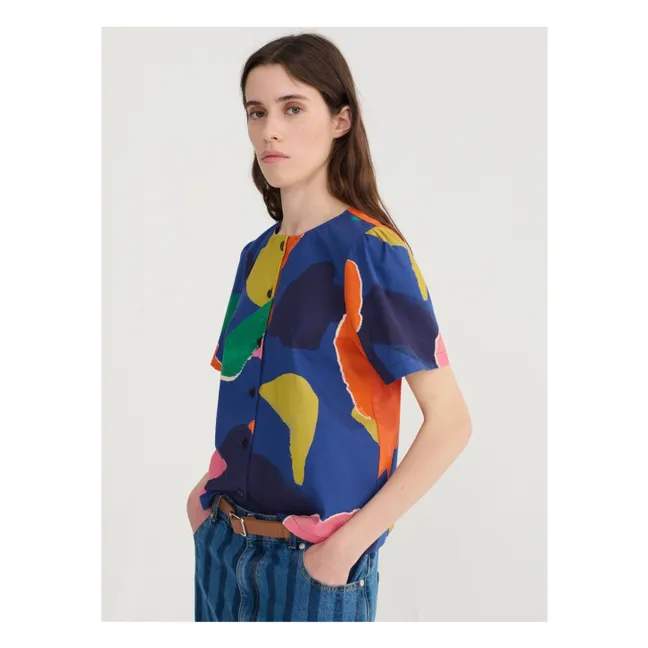 Blouse Blooming Color Coton Bio | Rose