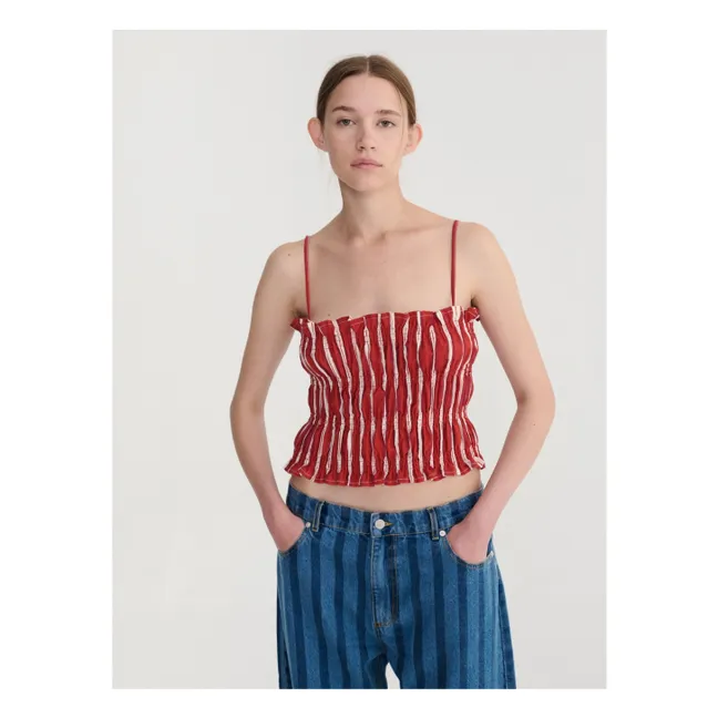 Top aus Bio-Baumwolle | Rot