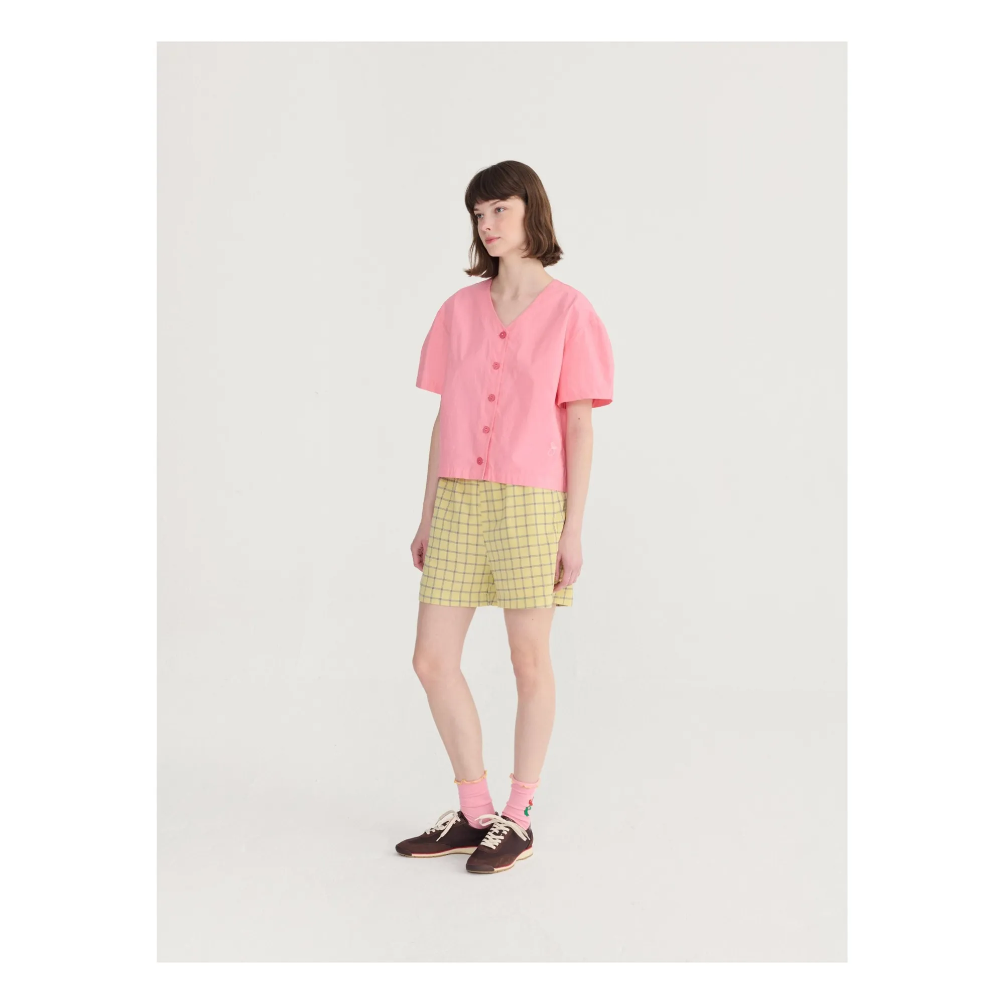 Short Spicy Window Bambula Coton | Jaune- Image produit n°2