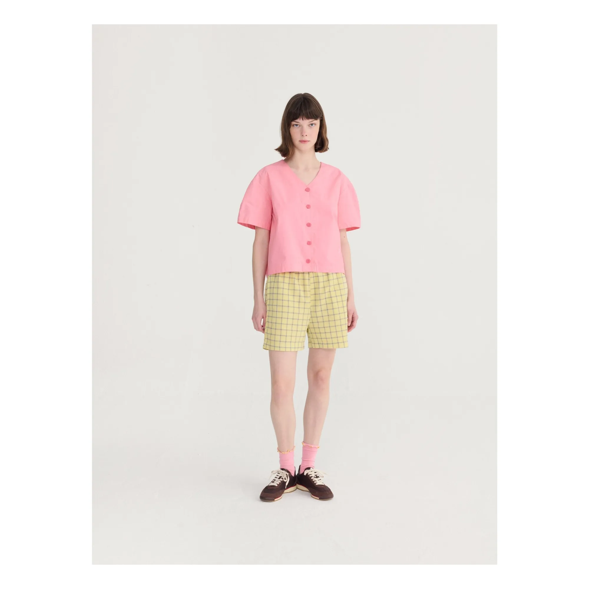 Short Spicy Window Bambula Coton | Jaune- Image produit n°1