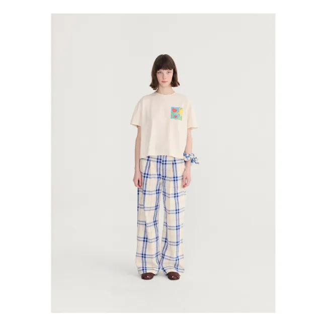 T-shirt Gardening Time Coton Bio | Ecru