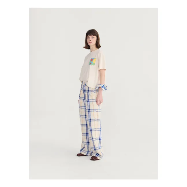 T-shirt Gardening Time Coton Bio | Ecru