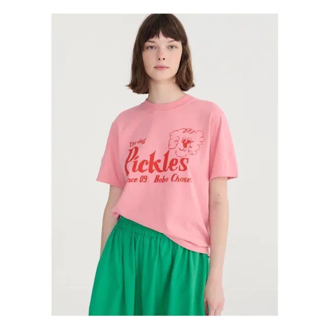 The Dog Pickles Organic cotton T-shirt | Pink