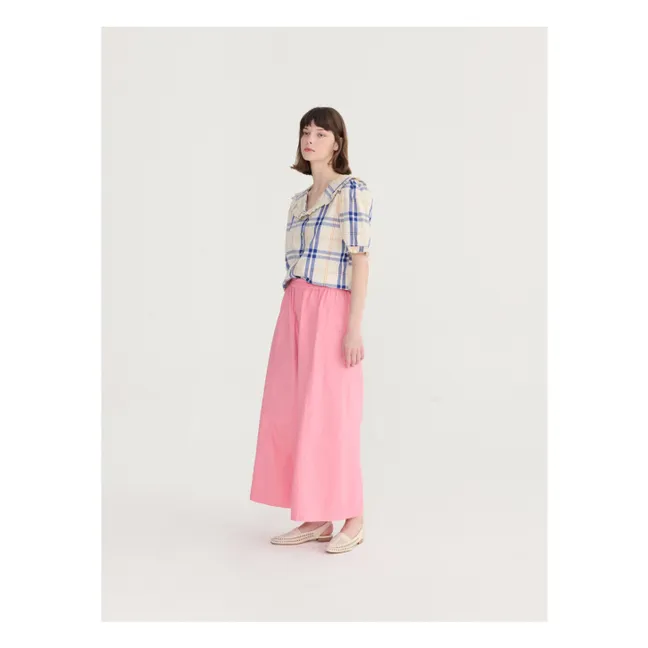 Pantalon Paper Touch Coton Bio | Rose