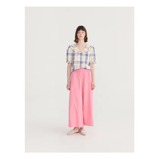 Pantalon Paper Touch Coton Bio | Rose