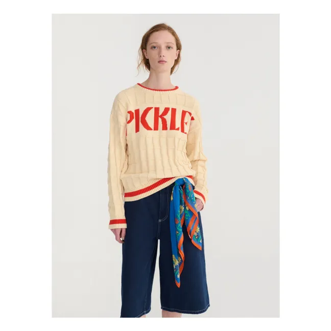 Bermuda Denim Coton Bio | Bleu