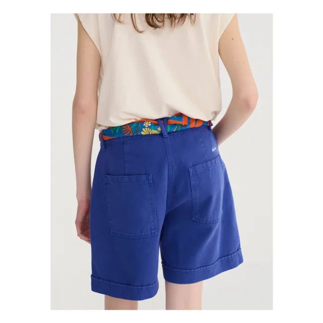 Bermuda Coton Bio | Bleu