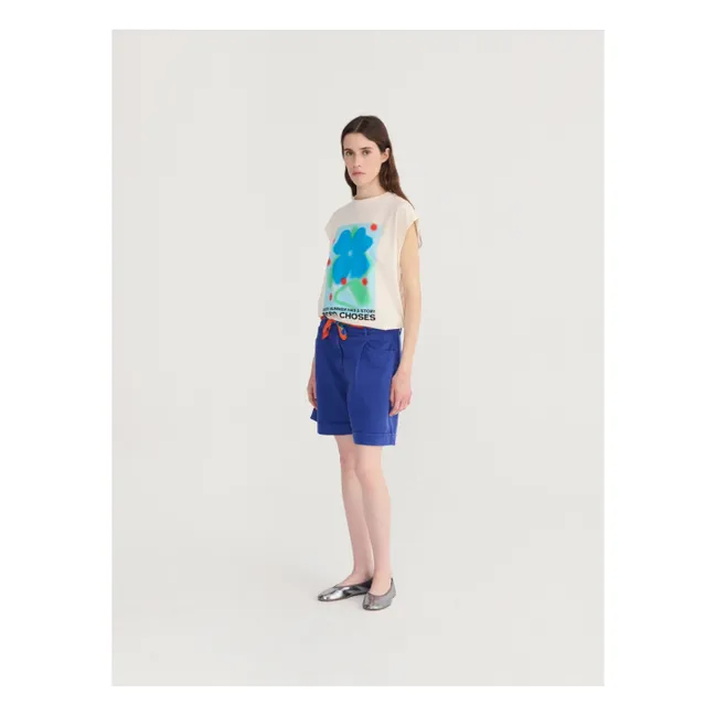 Bermuda Coton Bio | Bleu