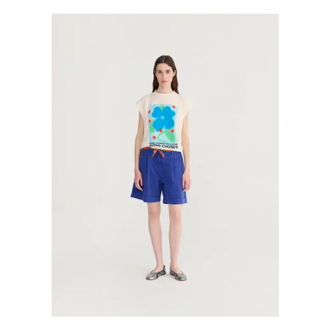 Bermuda Coton Bio | Bleu