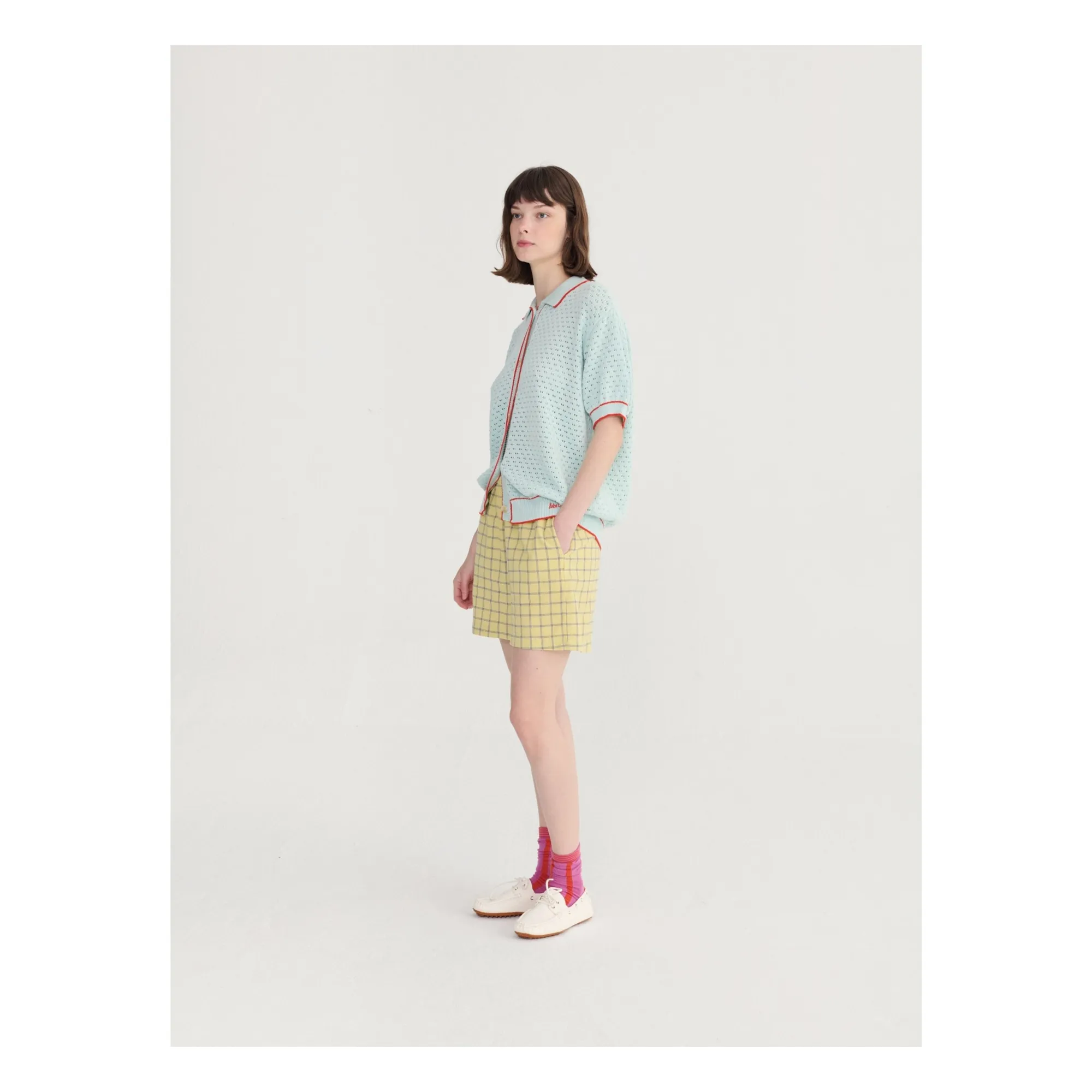 Short Spicy Window Bambula Coton | Jaune- Image produit n°7