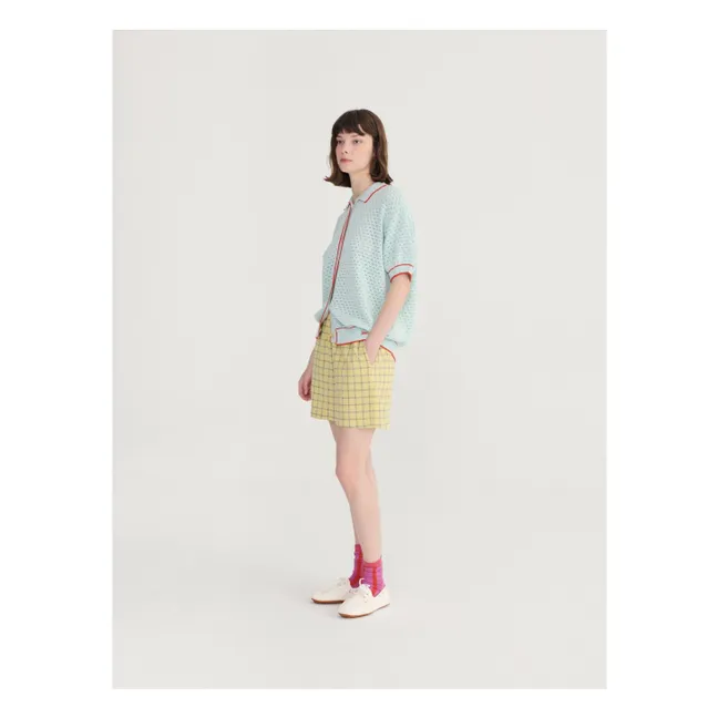 Spicy Window Bambula Cotton shorts | Yellow