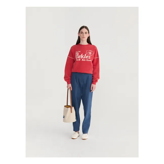 Sweat Pickles the Dog Coton Bio | Rouge