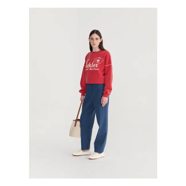 Sweat Pickles the Dog Coton Bio | Rouge