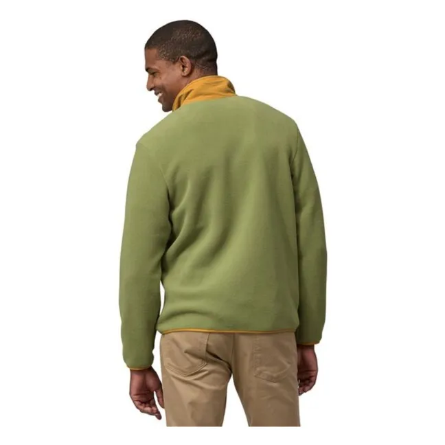 Pile Synchilla Zip Fibre riciclate | Verde militare