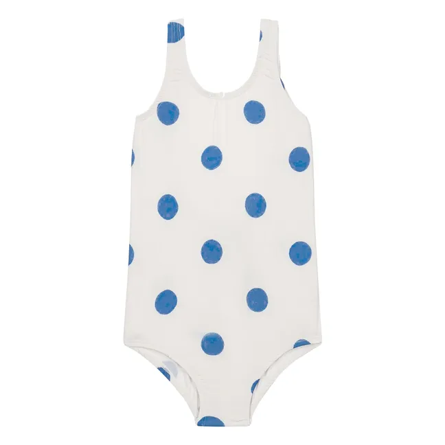 Maillot de Bain Hailey à Pois | Blanc
