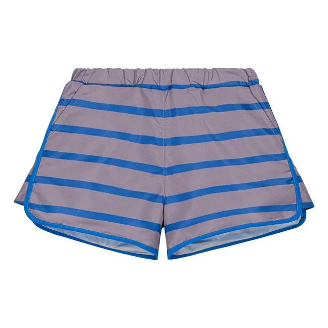 Shorts de baño a rayas Carlo | Azul