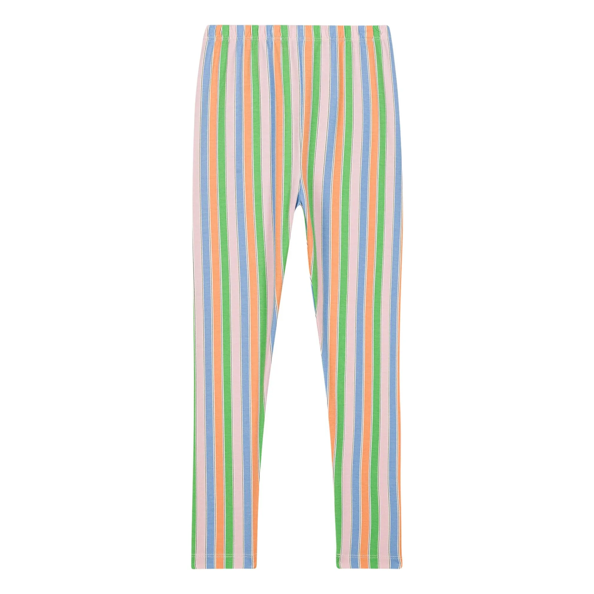 We Are Kids Pale Pink Nour Striped Organic Cotton Legging