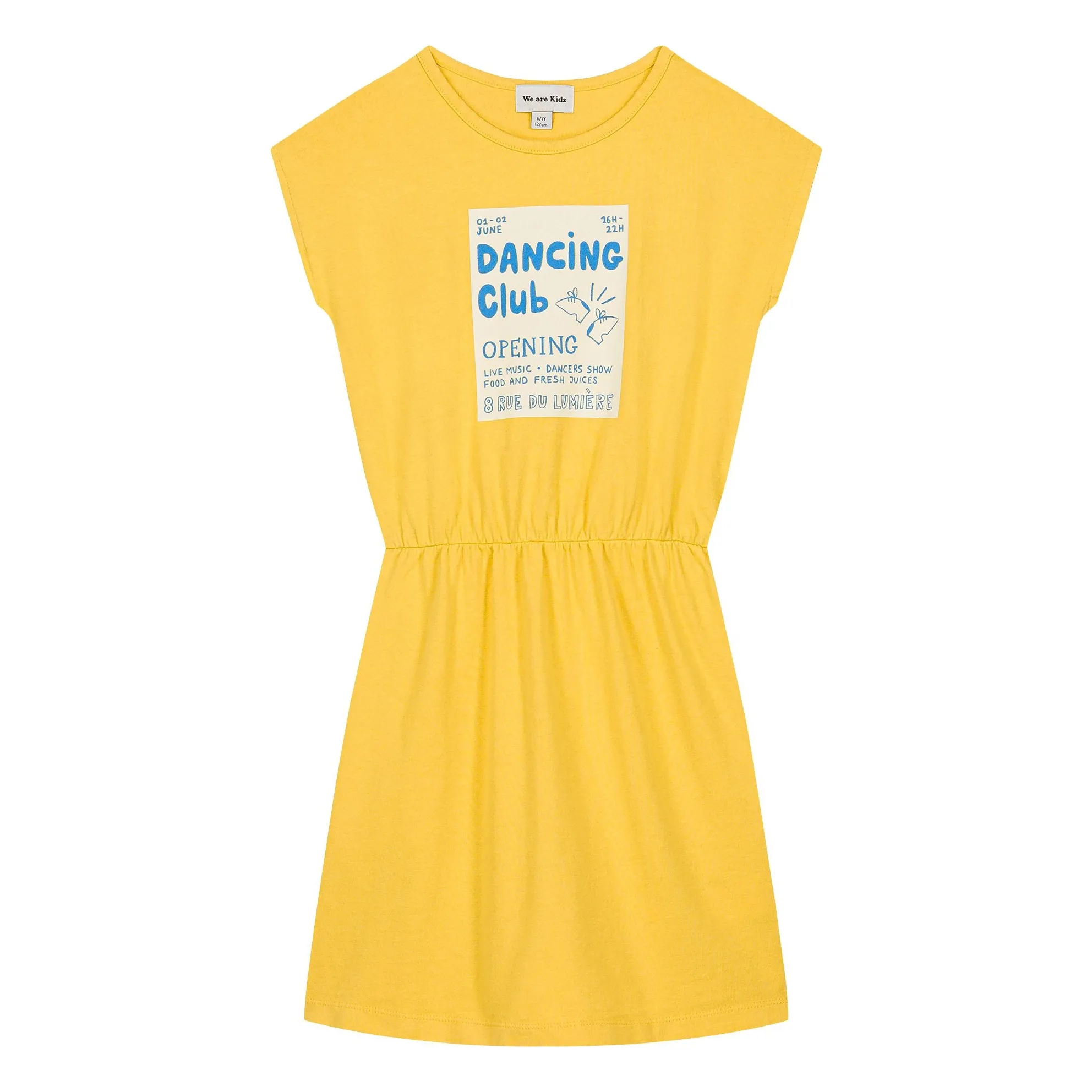 We Are Kids Yellow Suzy Dancing Club Organic Cotton Dress