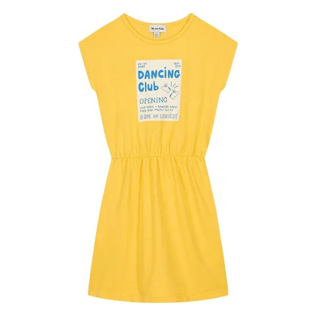 Vestido Suzy Dancing Club Algodón orgánico | Amarillo