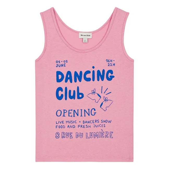 Débardeur Marcel Dancing Club Coton Bio | Rose
