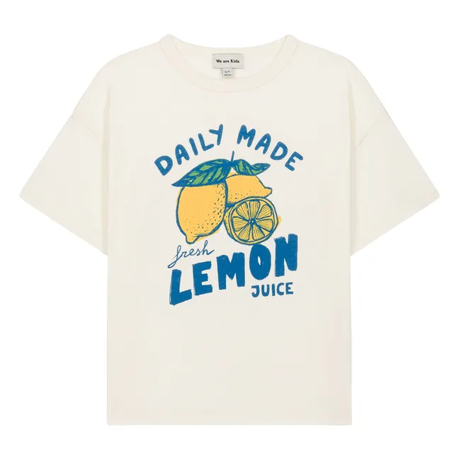 Camiseta de algodón ecológico Dylan Daily Made | Crudo