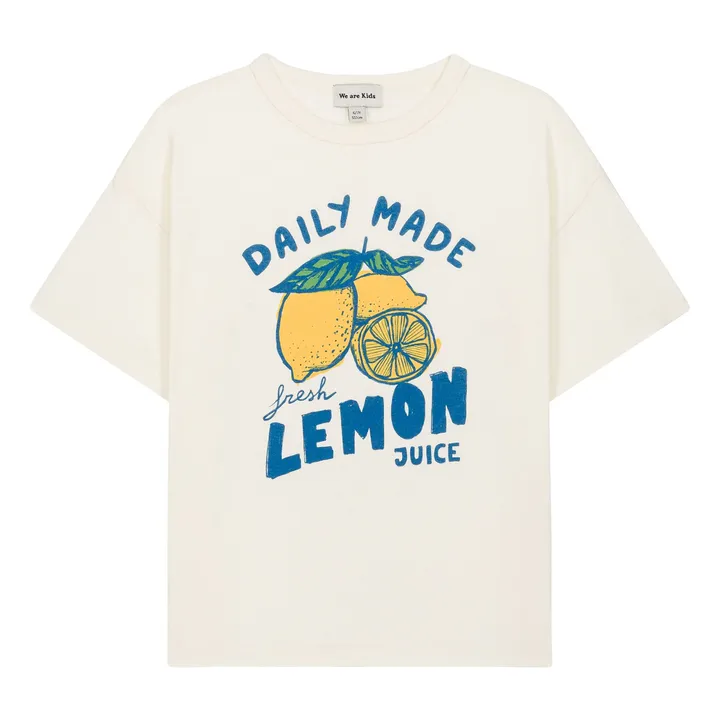 Camiseta de algodón ecológico Dylan Daily Made | Crudo- Imagen del producto n°0