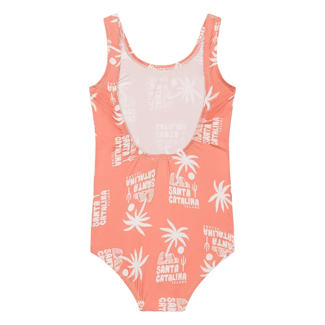 Maillot de Bain Hailey Palmiers | Orange