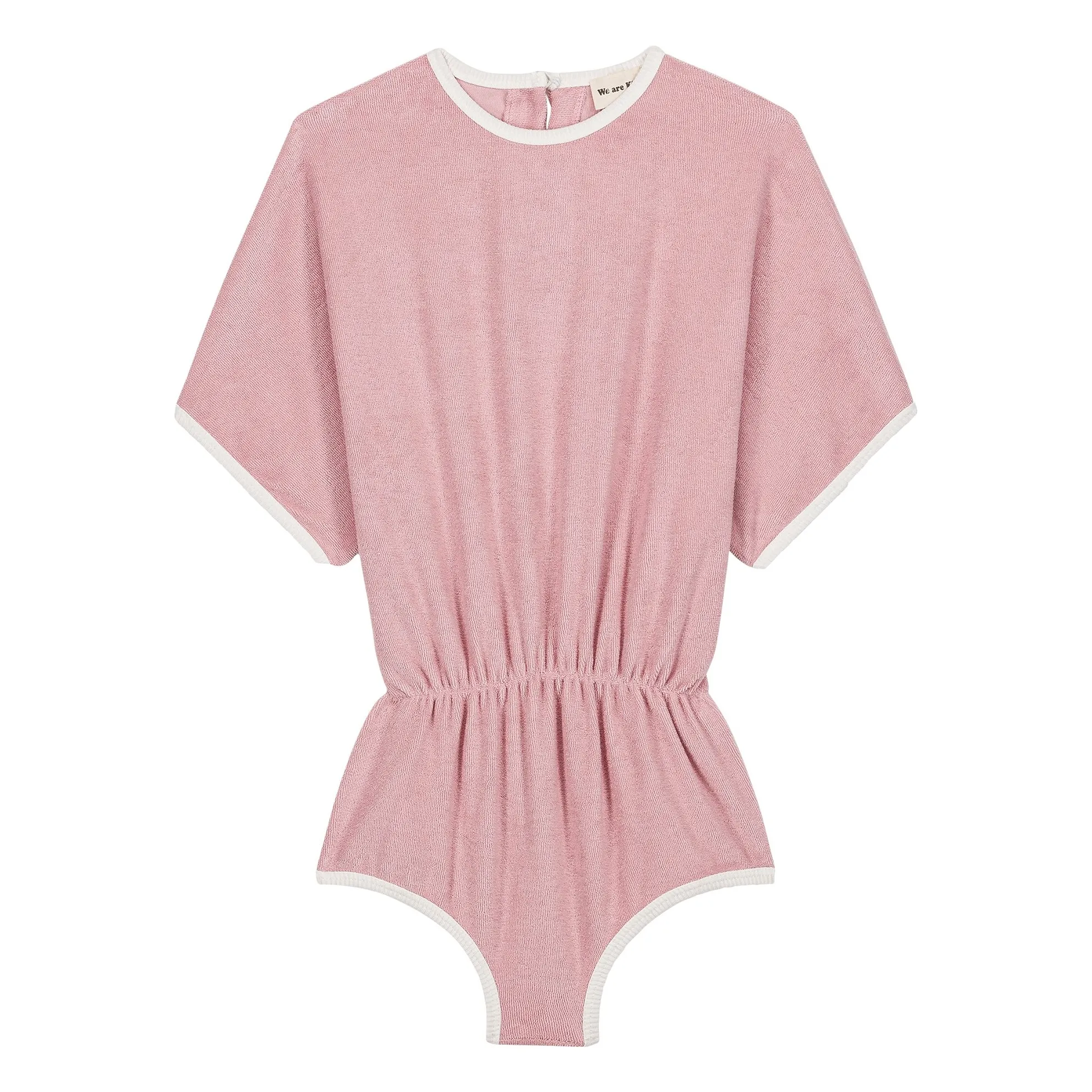 Combishort Romy Eponge Coton Bio | Rose tendre- Image produit n°2