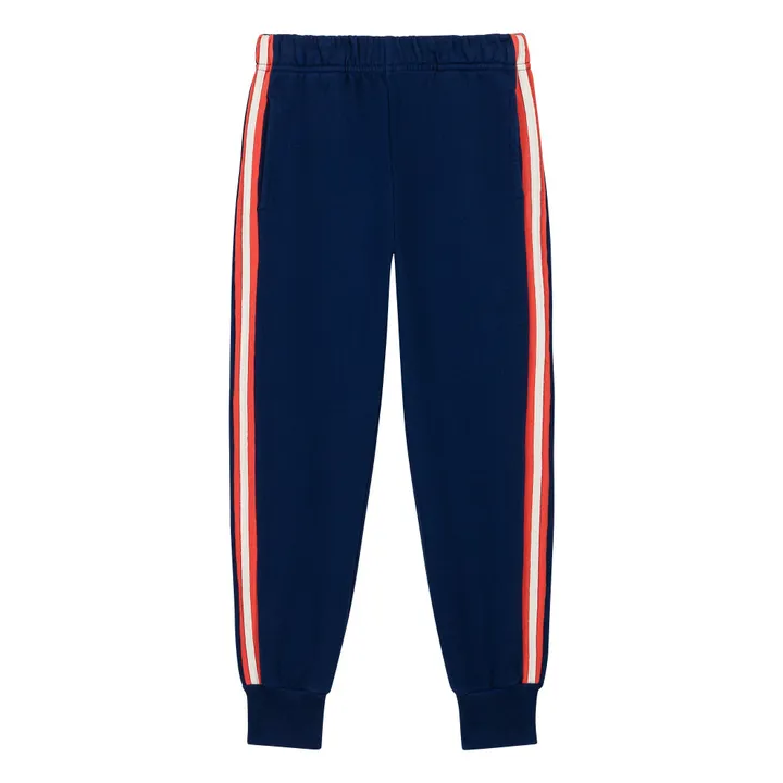Joggers Charles de algodón orgánico | Azul oscuro- Imagen del producto n°0