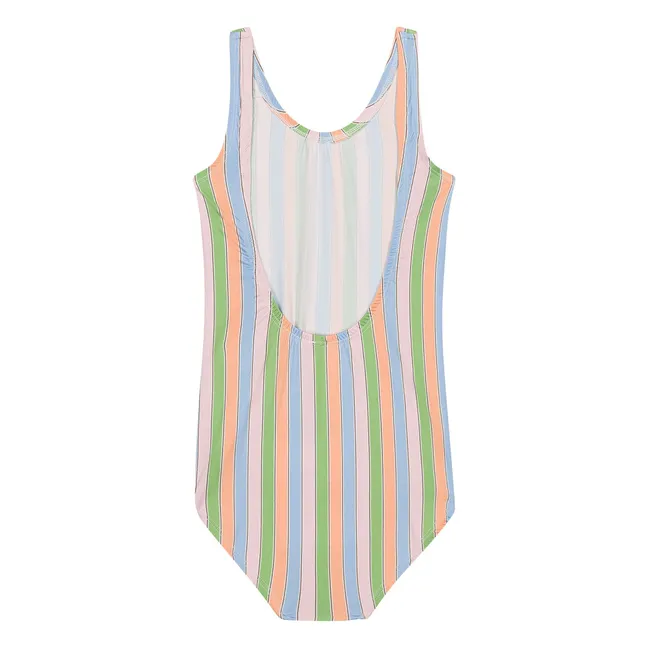 Hailey Striped Swimsuit | Pale Pink