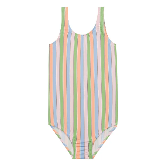 Hailey Striped Swimsuit | Pale Pink